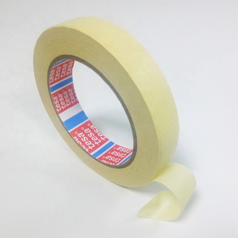 Tesa 4349 General Purpose Paper Tape With a Natural Rubber Adhesive Masking Tape Used on Painted Metal