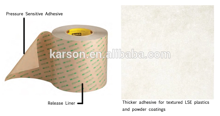 Die Cut 3M 9472LE Double Coated Adhesive Transfer Tape For Automotive